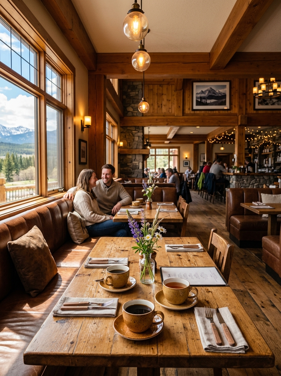 Mountain View Family Restaurant cozy booth dining